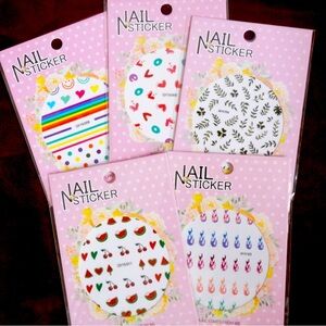 Nail Sticker Five Different Patterns